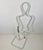 White Tubular Mannequin Silhouette Coat Rack, Italy, 1980s For Sale - Image 6 of 7