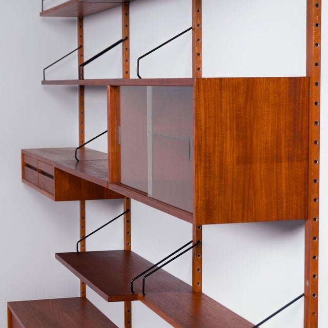 Wood Royal System Wall Unit by Poul Cadovius for Cado, Denmark, 1960s For Sale - Image 7 of 11