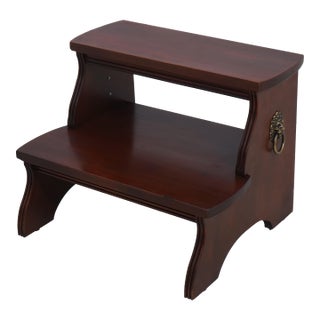 Ethan Allen British Classics Cherry Finish Bed Steps For Sale