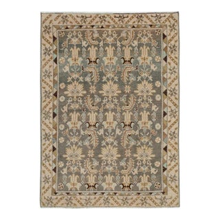 Galerie Shabab Collection Mid-20th Century Persian Malayer Throw Rug For Sale