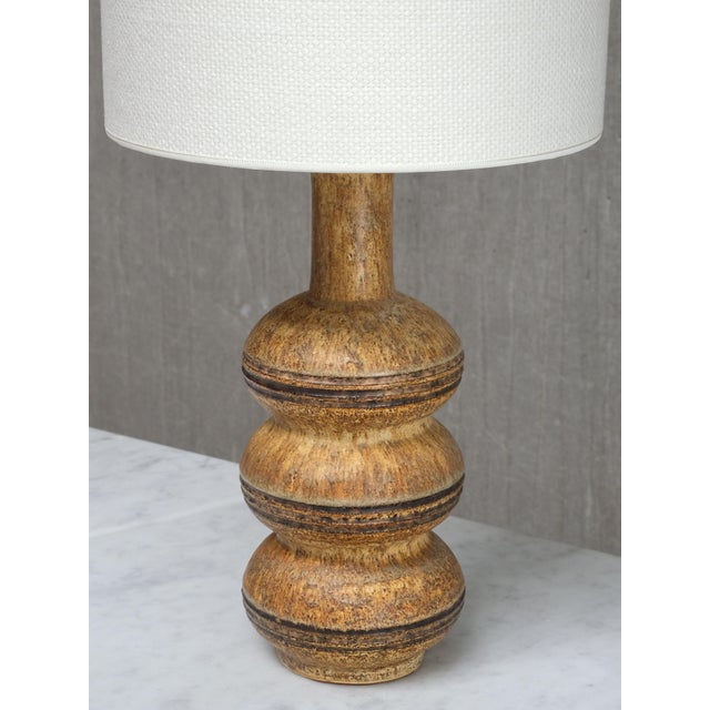 Ceramic Table Lamp by Jette Hellerøe for Axella Keramik, Denmark, 1970s For Sale - Image 4 of 12