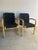 Mid-Century Modern Alvar Aalto Armchairs With Black Straps, Finland, 1960's For Sale - Image 3 of 11