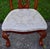 Vtg. Set of Four Heavily Carved Chippendale Style Cherry Side Dining Chairs For Sale - Image 15 of 16