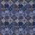 SAMPLE - Schumacher Kilim Weave Fabric In Blue For Sale