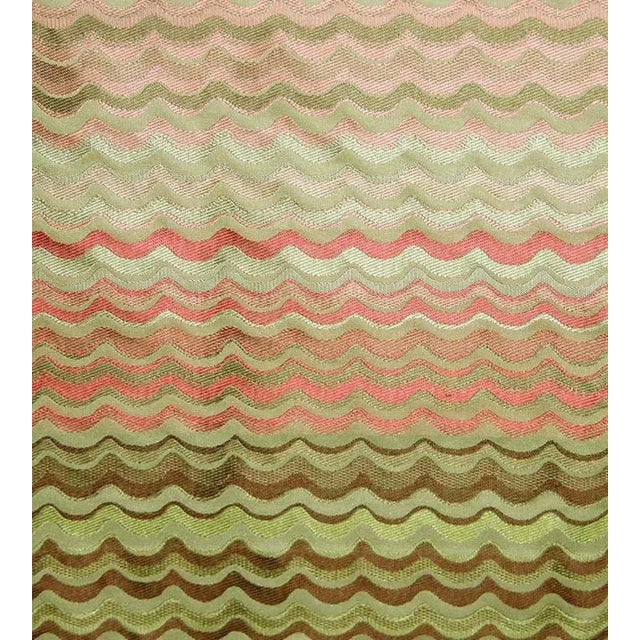 The House of Scalamandré New Wave Fabric, Coral For Sale