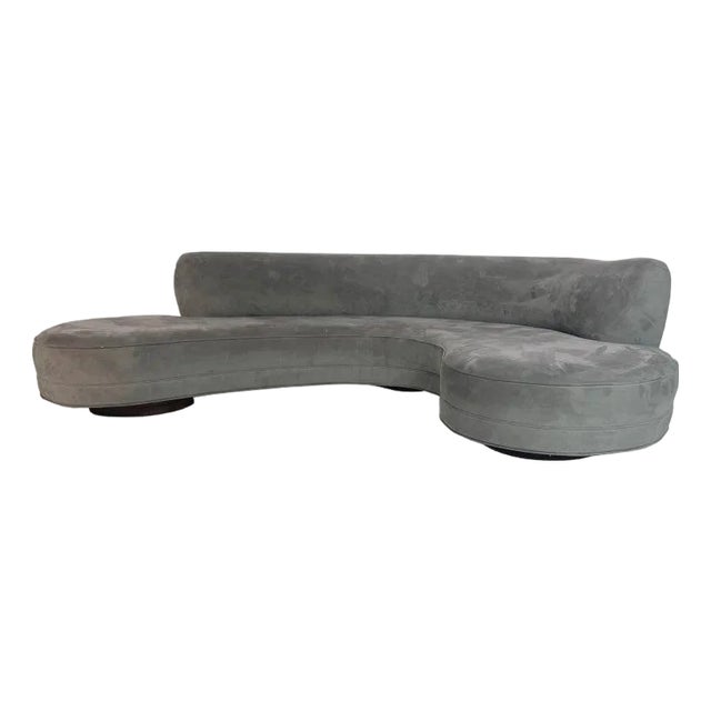 Vladimir Kagan for Directional Serpentine Sofa, 1970s Modernist Design, Usa 1970 For Sale