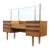 Mid Century Modern Vintage Teak British Vanity Dresser Desk For Sale