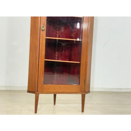 Wood Vintage Corner Cabinet in Teak, 1960s For Sale - Image 7 of 13