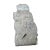 Stone Old Mongolian Stone Foo Dog Statues - Pair For Sale - Image 7 of 12