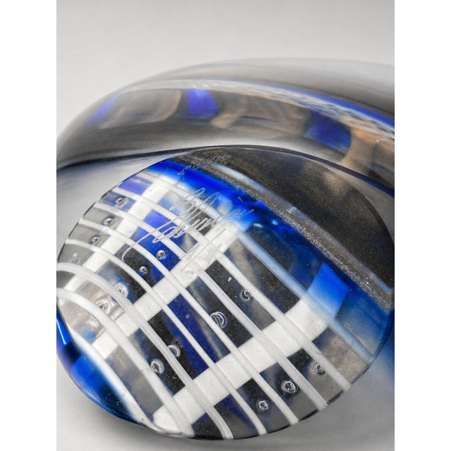 1 of 1, Massimiliano Schiavon Highly Sculpted & Layered Murano Art Glass C. 2008 For Sale - Image 12 of 13