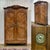 Rennes wedding armoire in cherry wood, dated 1857 and signed François fils Denot - H=2m42, D=54cm, W=1m40. This piece has...