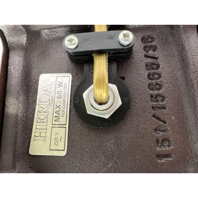 Neoclassic Style Table Lamps in Brass, 1970s, Set of 2 For Sale - Image 9 of 16