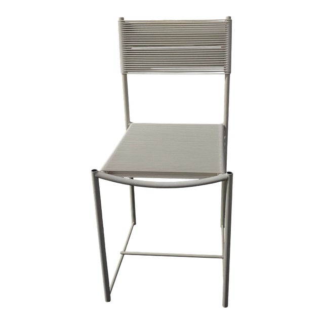 Giandomenico Belotti White Spaghetti Chair for Alias Italy, 1980s For Sale