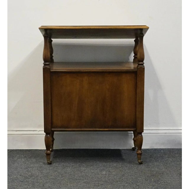 Brandt Brandt Furniture Solid Antique Cherry 24" Accent End Table / Book Stand For Sale - Image 4 of 8