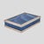 Blue Acrylic Glass Box with Stainless Steel Accents, 1980s For Sale - Image 3 of 7
