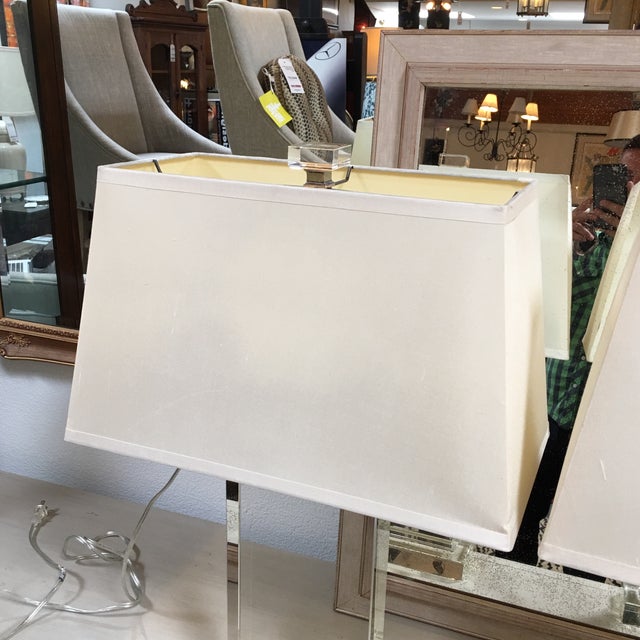 Restoration Hardware Crystal Pair Table Lamps a Pair Chairish
