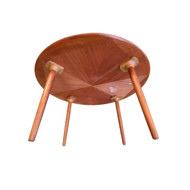 Round Coffee Table in Teak by H. W. Klein for Bramin Møbler, 1960s For Sale - Image 4 of 9