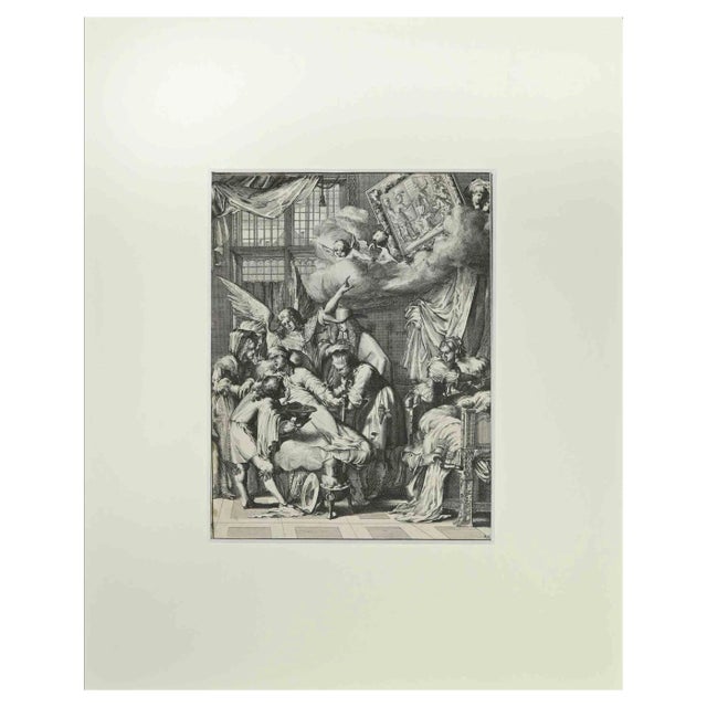 Romeyn de Hooghe, La Manière de se Bien Preparer à La Mort, Etching, 1700 For Sale