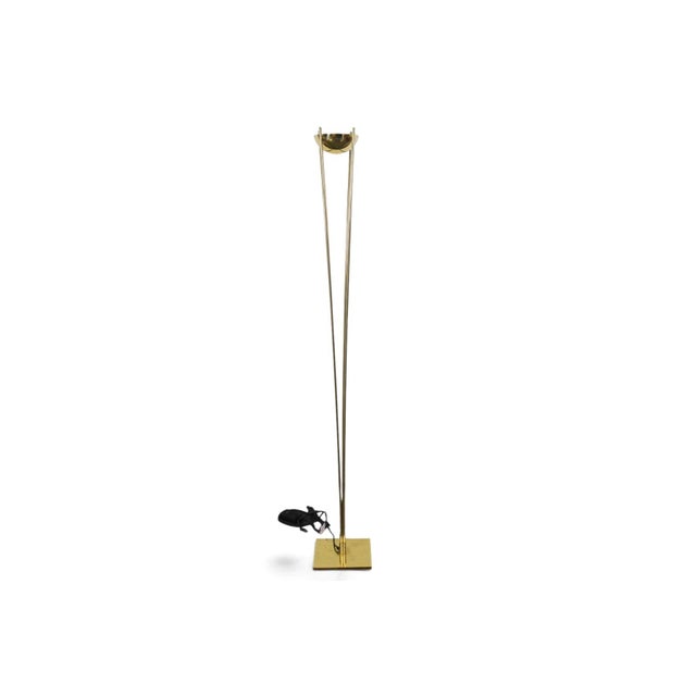 Late 20th Century Brass Torchier Floor Lamp by Reluxe Milano For Sale - Image 4 of 6