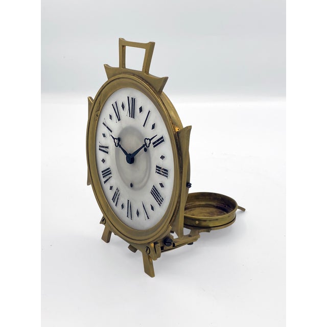 Antique Hand-Wound Night Clock, 1890s For Sale - Image 10 of 10