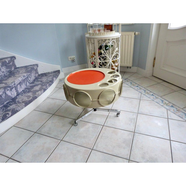 Rotobar Space Age Bar Cart by Curver Brunssum, Netherlands, 1970 For Sale - Image 6 of 9