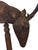 Large Antique Early 20th Century Oak Wood Stag Head Harp For Sale - Image 12 of 13