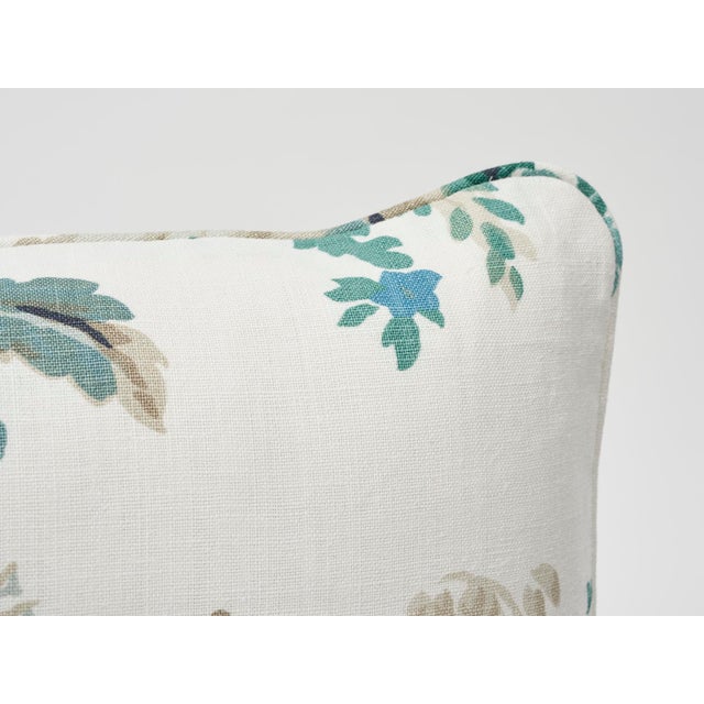 Traditional Schumacher Plaisirs De La Chine Linen Print Double-Sided Pillow For Sale - Image 3 of 9