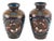 Antique Japanese Cloisonne Vases, 1900, Set of 2 For Sale