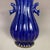 Make a bold statement in your home with this striking cobalt blue glazed vase. Featuring a vibrant, deep blue finish and...