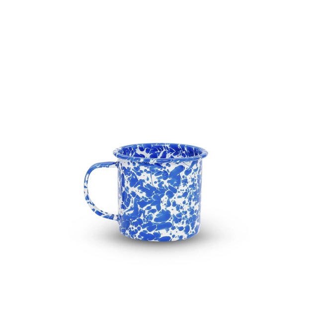 Enamel Splatter 12 oz. Mugs, Blue - Set of 4 Our splatter 12 oz enamel mug is an absolute classic. Available in over 20...