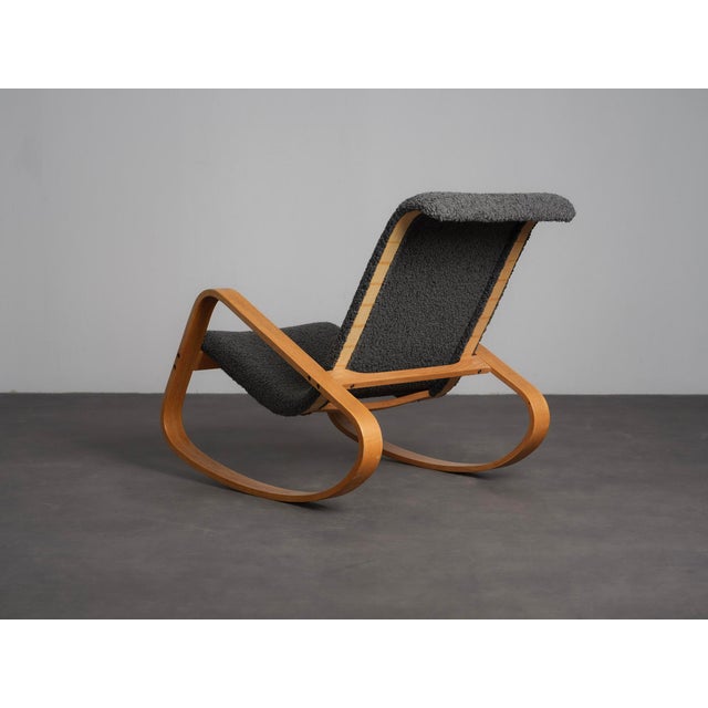Dondolo Bentwood Rocking Chair by Luigi Crassevig for Crassevig, Italy, 1970s For Sale - Image 4 of 11