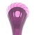 Purple Young & Constantin Signed Ruby Glass Trumpet Bud Vase Ribbed Studio Art 13" For Sale - Image 8 of 10