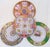 Enameled Pink and Green Tin English Plates - Set of 4 For Sale In Houston - Image 6 of 8