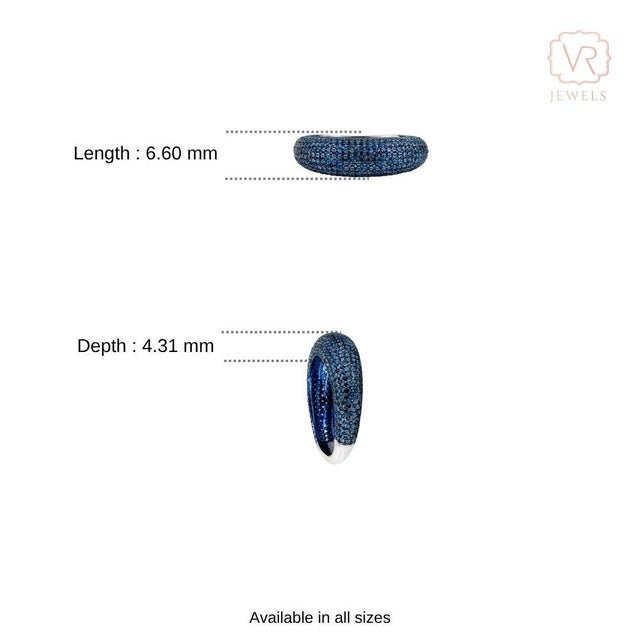 Chic 2.03ct Sapphire Cluster Contemporary Chunky Ring Size 6.5 in 14k Solid Gold For Sale - Image 14 of 18