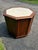 Brown Mid Century Perception End Table With Marble Top Attributed to Lane For Sale - Image 8 of 11