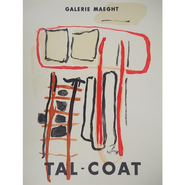 Pierre Tal-Coat, Composition abstraite, Lithograph For Sale - Image 6 of 6