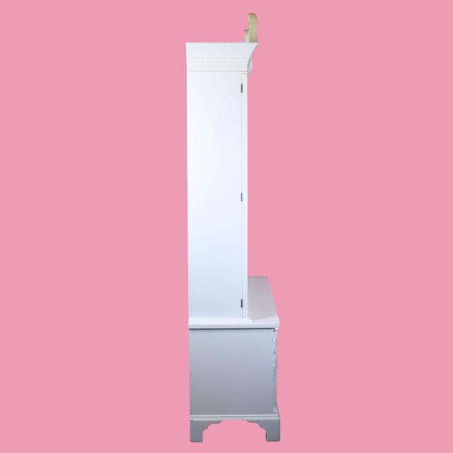 MCM Ornamental White Cabinet For Sale In West Palm - Image 6 of 6