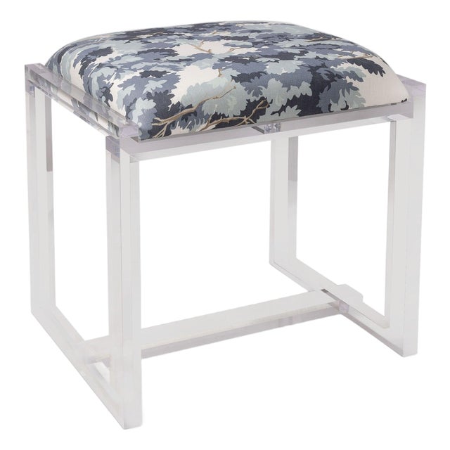 Glencoe Cotswolds Verdure Lucite Bench For Sale