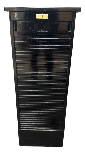 Antique Art Nouveau Roller Blind Cabinet, 1890s