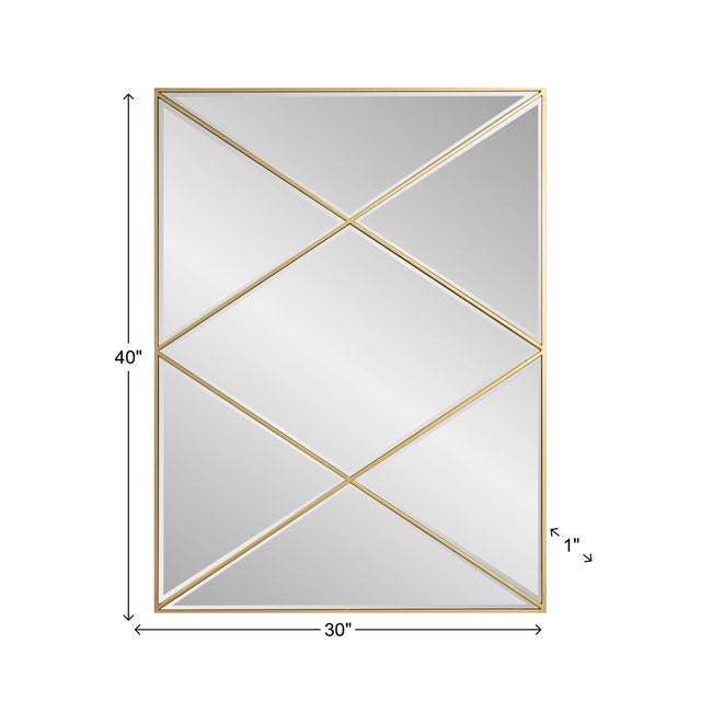 Deco Diamond Vanity Mirror For Sale - Image 10 of 10