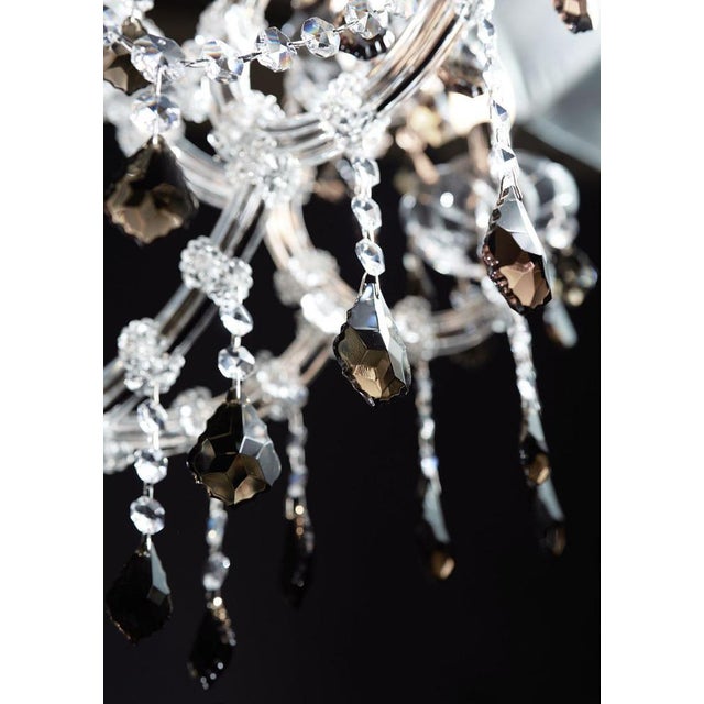 Not Yet Made - Made To Order Maria Theresa Noir 45 Lights Chandelier in Black Nickel and Crystal by Aggiolight For Sale - Image 5 of 7