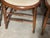 Set of 6 late 19th century walnut and burl inlay "hip hugger" dining room upholstered chairs.