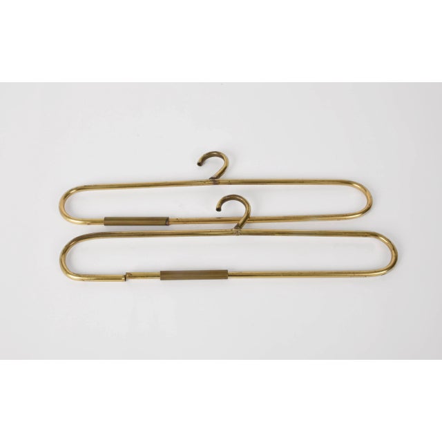 1970s Vintage Brass Coat Hangers, 1970s, Set of 4 For Sale - Image 5 of 7
