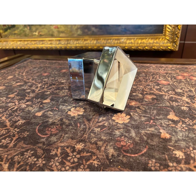 Beverly Pepper Stainless Steel & Enamel Sculpture With 1969 Exhibition Catalogue. American Modernist Sculpture | 8" X 8" X 4" [Gt] For Sale - Image 11 of 12