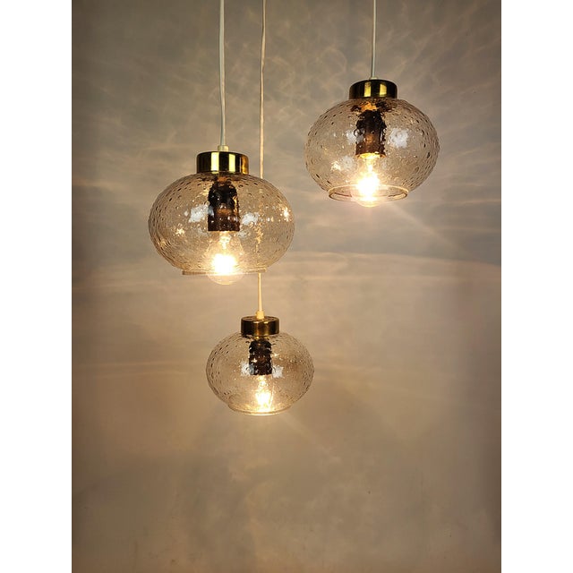 Glass Vintage Cascade Lamp, 1960s For Sale - Image 7 of 14