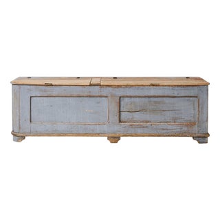 Antique Swedish Folk Art Bench For Sale