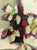 Teal David Adickes "Cubist Bouquet" Modern Teal and Maroon Abstract Floral Still Life Painting, 2006 For Sale - Image 8 of 10