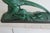Green Art Deco Pheasant in Green Ceramic in the style of Sainte Radegonde, 1930s For Sale - Image 8 of 11
