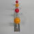 Height: 5 cm. Width: 58 cm. Depth: 11 cm. Ø 4 balls: 5 cm. The coat rack can be hung by screwing 2 screws through the...
