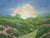 Ojai Sunrise Hills Art Lynne French landscape oil painting. The signed original painting measures 11x14 on prepared,...